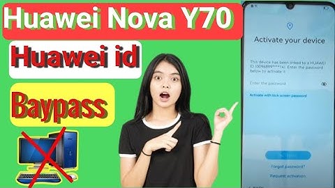 Huawei nova Y70 ID Unlock