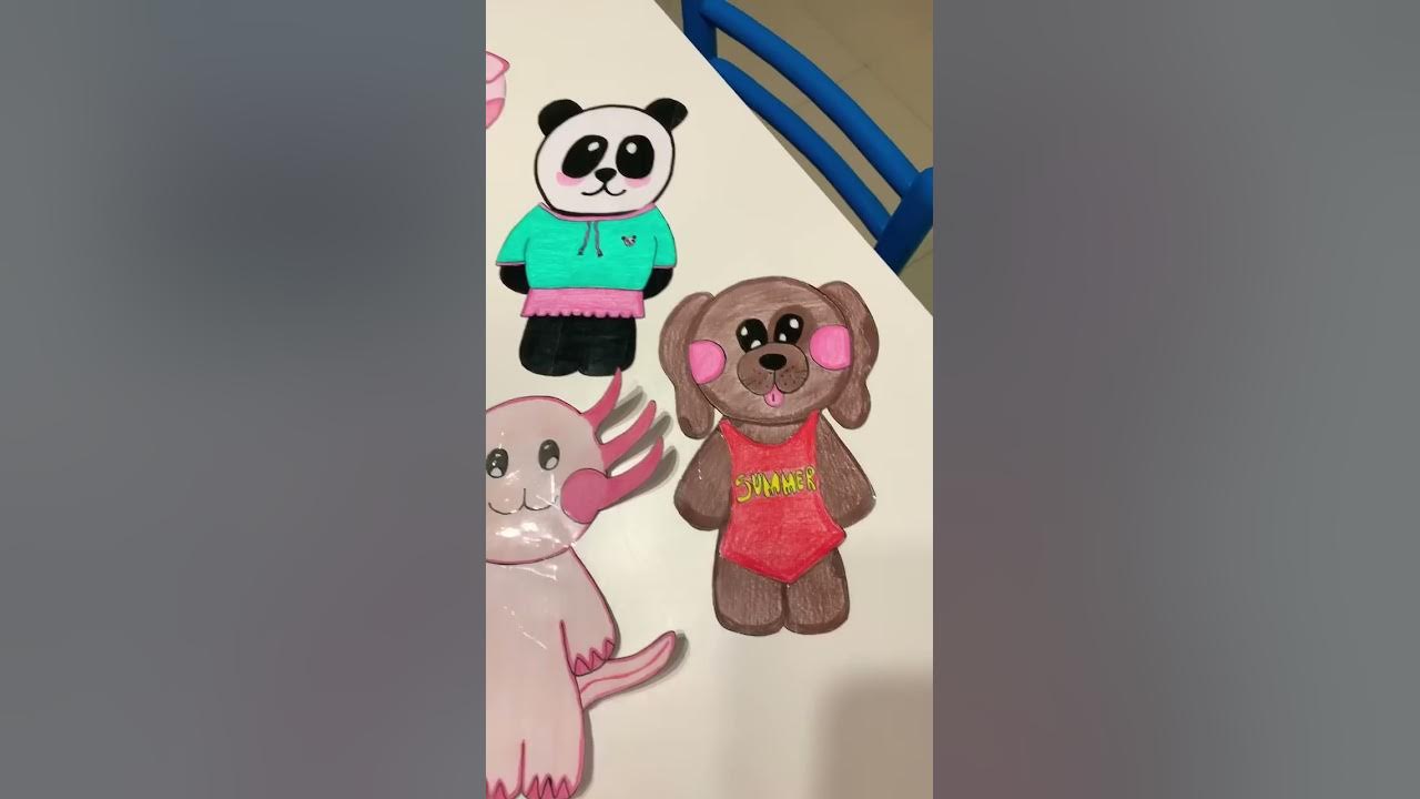 COMO DESENHAR UM PAPER COALA DO TIKTOK  Paper Duck do TikTok ( Pato de  papel famoso do TikTok) 