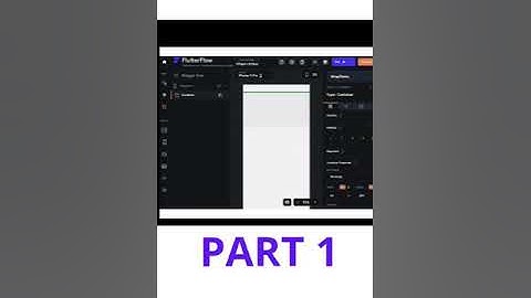 FLUTTERFLOW WRAP WIDGET PART 1 #flutter #flutterflow #videotutorial #shorts #wrap