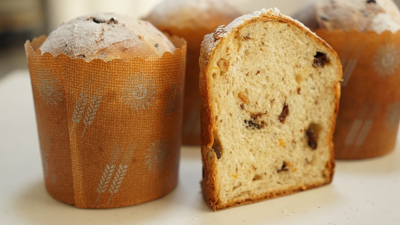 クリスマス菓子作り イタリアのクリスマスパン パネトーネ Homemade Italian Christmas Bread Panettone Youtube