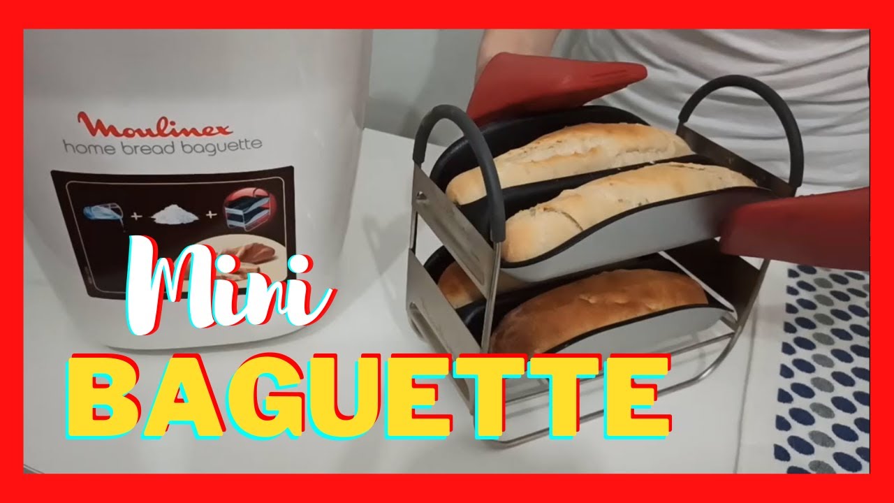 😋 Cómo Hacer Mini Baguettes ▻ Panificadora Moulinex 🥖🥖 