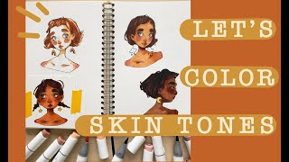 Hi guys! today i'm trying out the new skin tone marker set from ohuhu.
big thank you to ohuhu for sponsoring this video and challenging me
draw some mid t...