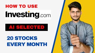How to Use Investing.com Pro | Al selected Stocks | Gagan Yadav Official screenshot 3