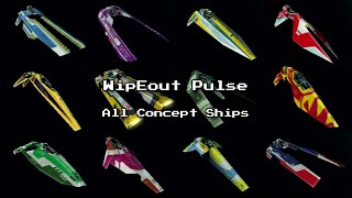 WipEout Pulse - All Concept Ships