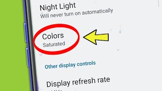 Display Color Setting in Motorola Edge 30 screenshot 2