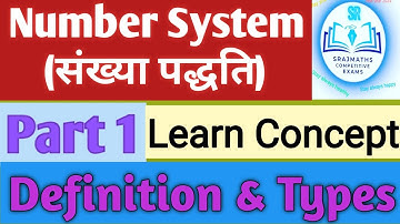 Number System (संख्या पद्धति)-Part-1 Definition & Types of Numbers