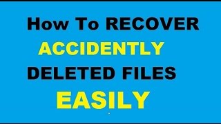 How To RECOVER Any Deleted File (Updated) (Latest)