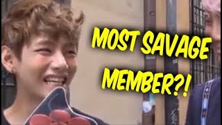 BTS V (Taehyung) Teasing Members - Savage Moments