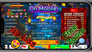 WORMATE.IO - Finally Fixed 😆 Lag Problem On Your Low Device | Everything Works Perfectly Now! 🤩