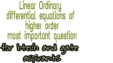 Solve d^2x/dt^2 - 3dx/dt + 2x =0 when t=0,x=0,dx/dt=0 |easy trick using Boundary conditions | #btech