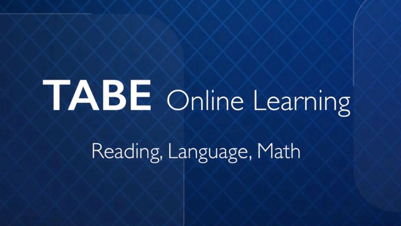 New Readers Press Online Learning TABE Test Prep YouTube