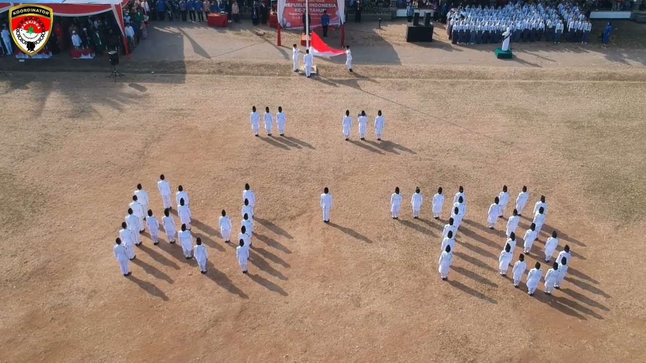UPACARA PERINGATAN HUT RI KE 78 FORMASI #RI-78 |MANIIS PURWAKARTA # FORMASI PALING KEREN 78