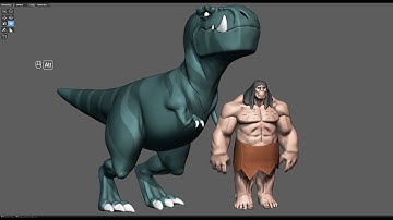 Primal characters sculpting in Blender. Quickly