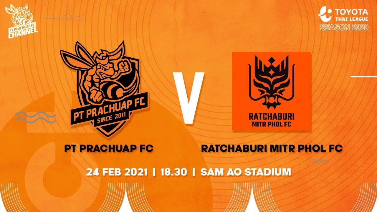 Toyota Thai League : PT Prachuap FC vs Ratchaburi Mitr Phol FC - YouTube