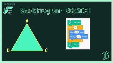 How to draw an equilateral triangle by coding (SCRATCH & Python)