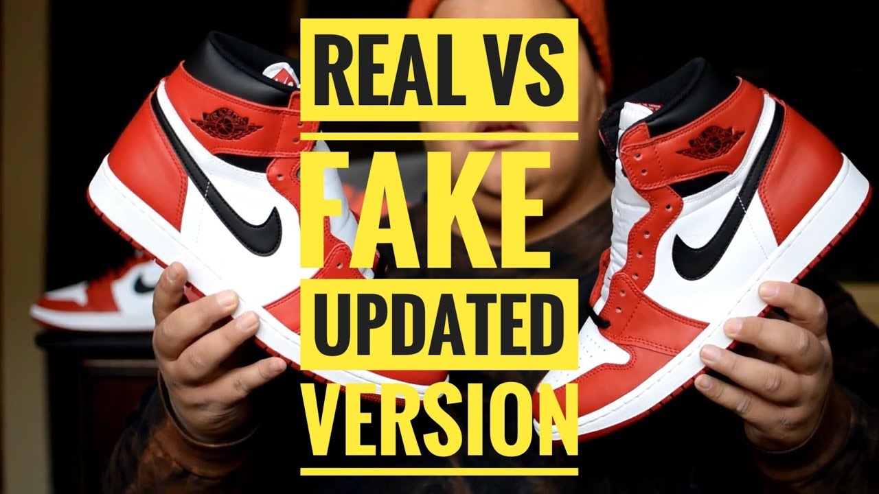 jordan 1 chicago real vs fake