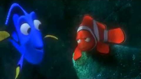 Finding nemo just keep swimming scene