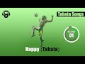 TABATA SONGS - &quot;Happy (Tabata)&quot; w/ Tabata Timer