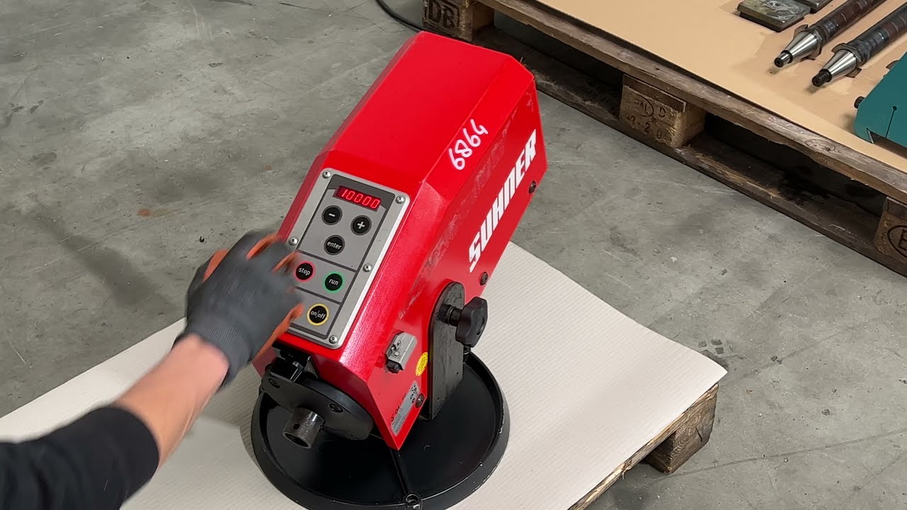 SUHNER ROTOmax 1.5 Flexible shaft machine for grinding tasks YouTube