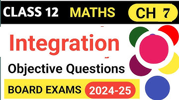 class 12 maths chapter 7 objective question 2025 @MATHSSIR2023