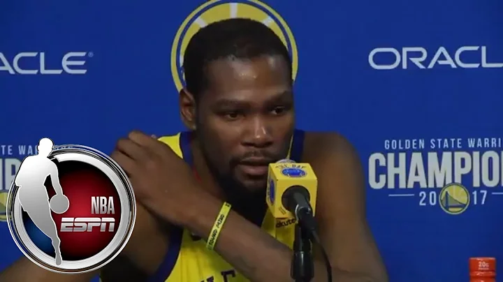 [FULL] Kevin Durant reacts to Steph Curry's injury | NBA on ESPN