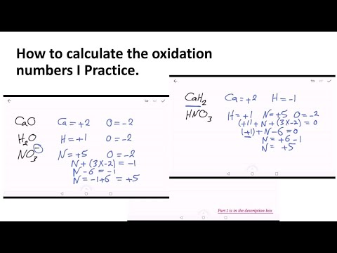 Calculate The Oxidation Numbers I Practice شرح حساب اعداد التأكسد 