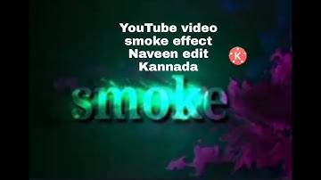 How to Make Smoke Text Reveal Animation intro in Kinemaster NC8