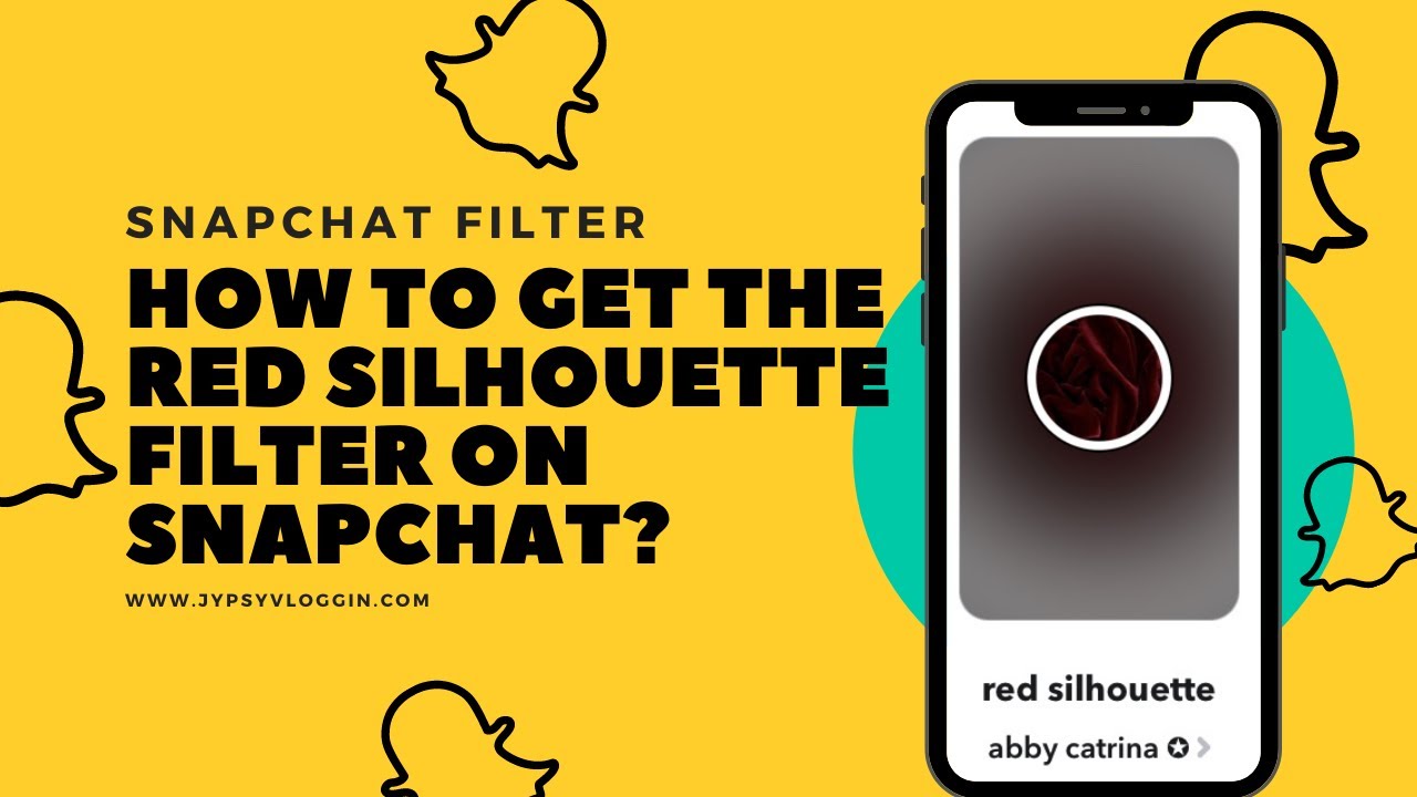 How To Get The Red Silhouette Filter On Snapchat