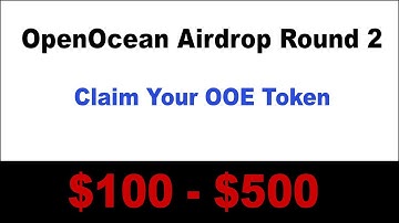 OpenOcean Airdrop Round 2 -  Claim Your Token Now  🤑