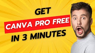 How to have CANVA PRO *FREE* in 3 minutes 2023🎇 | CANVA PRO FREE