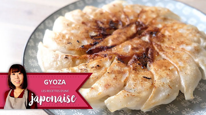 Recette Gyoza Raviolis Japonais | Les Recettes d'une Japonaise | Cuisine Facile Rapide