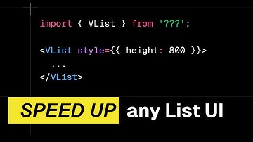 one weird trick to render 100,000 items in React