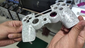 Autofocus 3D laser marking curve surface on plastic shell