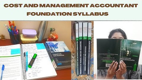 CMA foundation new syllabus 2022.     #cma #cmafoundation #new #newsyllabus #cma2022 #foundation