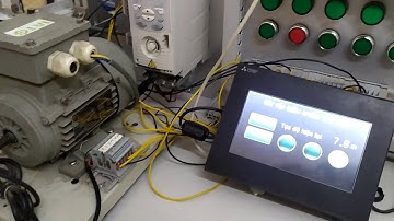 Điều khiển tời trục với biến tần, Encoder và PLC, HMI Mitsubishi