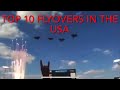 TOP 10 STADIUM FLYOVERS 