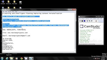 E-Learning and Intelligent Planning Improving     | IEEE | IEEE projects 2014