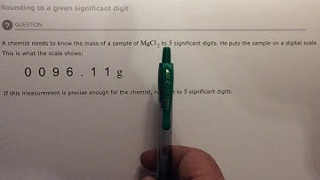 Aleks Rounding to a given significant digit