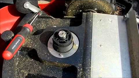Ambrogio Robot Mower - Blade Removing