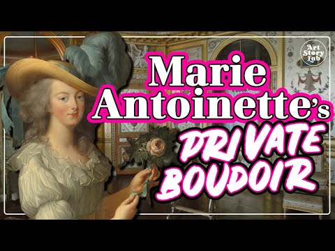 Marie Antoinette's Boudoir at Château de Fontainebleau ✨