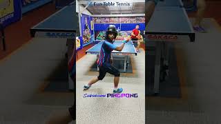 Fun Table Tennis Block #卓球 #乒乓球 #pingpong #tabletennis #worldtabletennis #shorts