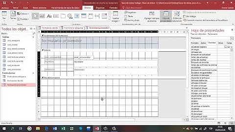Formulario subformulario mas botones y cuadro combinado en access