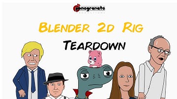 How We Rig Our 2D characters in Blender - Grease Pencil (Quick Overview)