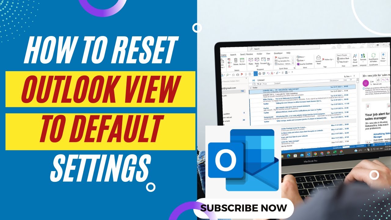 How to Reset Outlook View to Default Settings YouTube