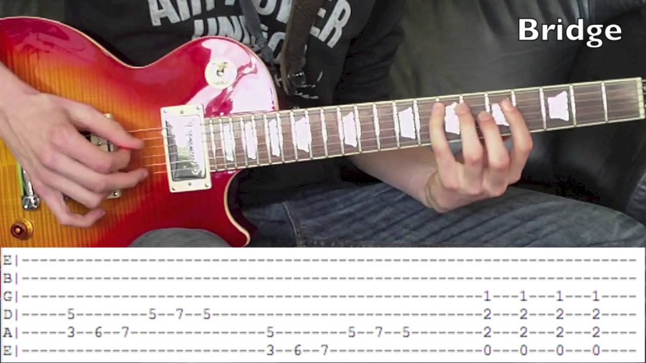 How To Play Cryin' by Aerosmith Guitar Lesson With Tabs YouTube