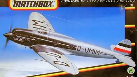 Matchbox Heinkel He 70 1/72 review