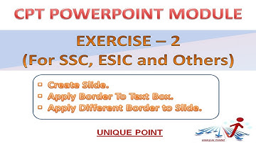 SSC CGL CPT Powerpoint Exercise : 2