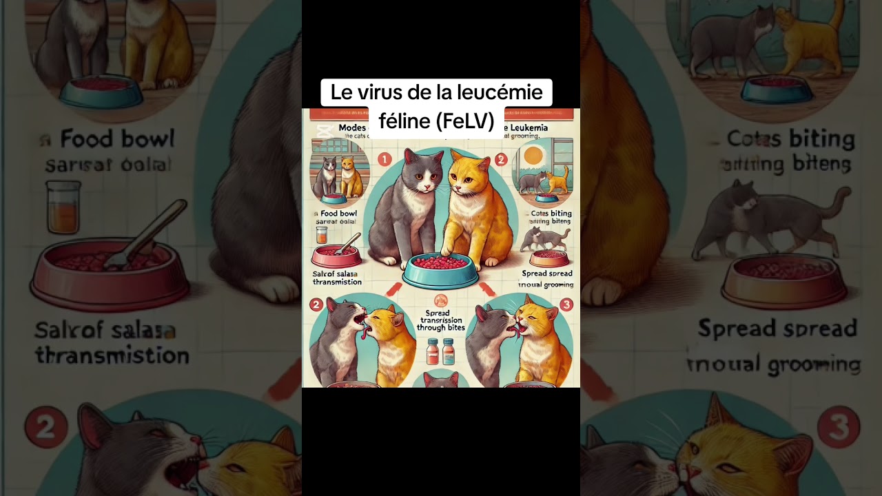 Virus de la leuc&eacute;mie f&eacute;line (FeLV)#pathologie#virus#veterinaire#chat#FeLV#leuc&eacute;mie#anim#v&eacute;tos zone