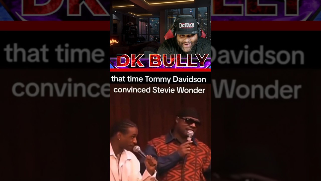 TOMMY DAVIDSON CONVINCED STEVIE WONDER TO SING 😂😂