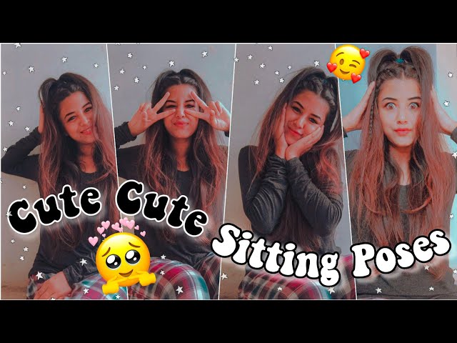 Cute Selfie Poses | Top 6 Cute Poses | Photo Poses For Girls | Santoshi  Megharaj - YouTube